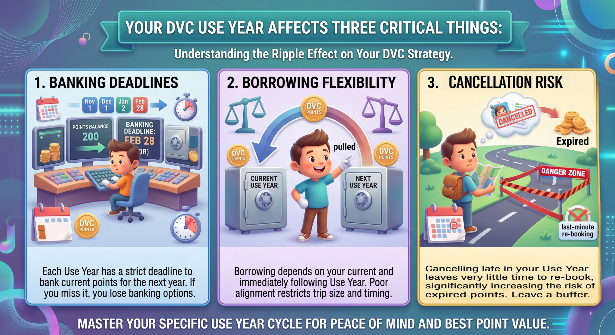 DVC use year 3 critical things infographic
