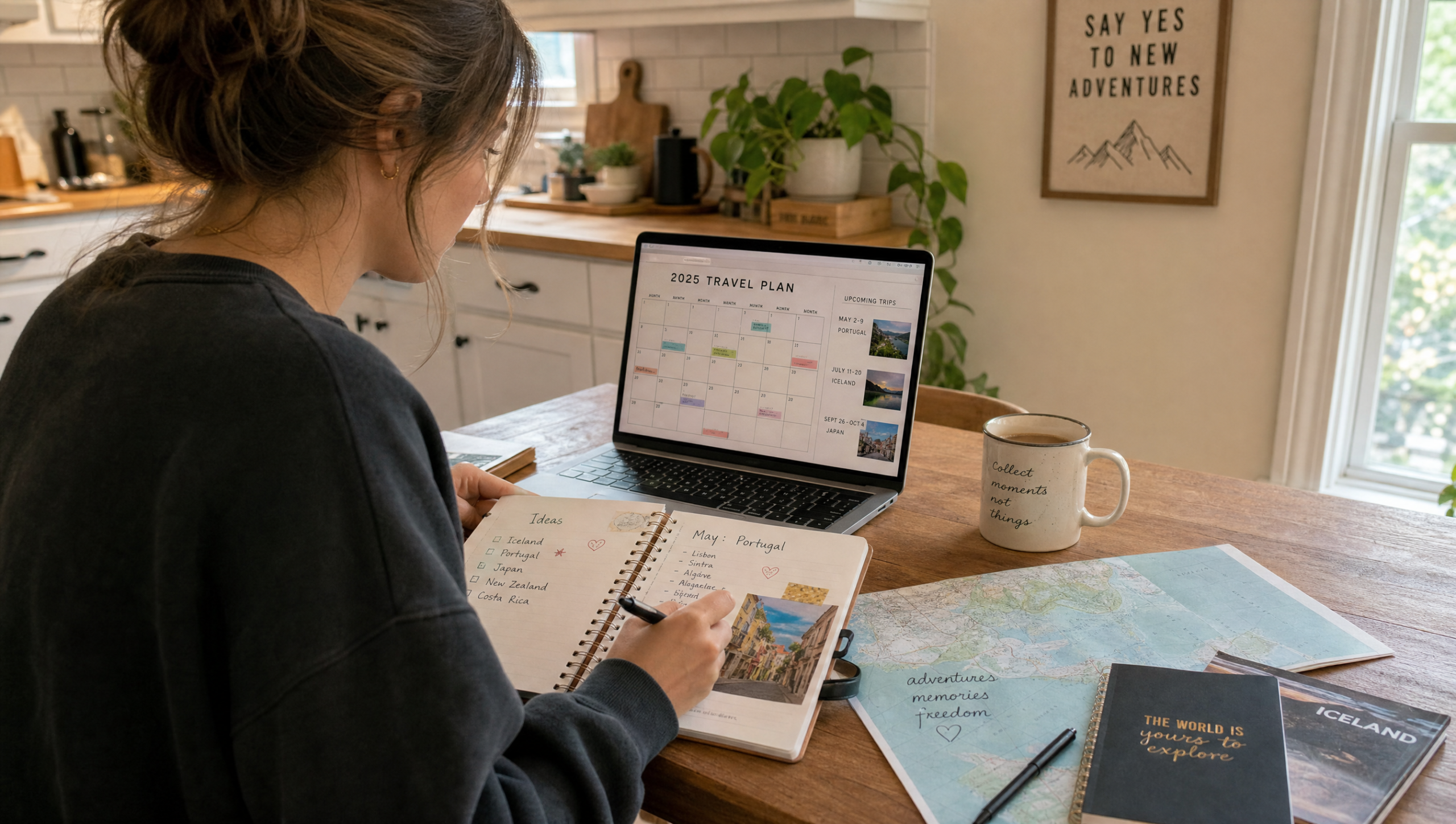 woman planning a dvc trip
